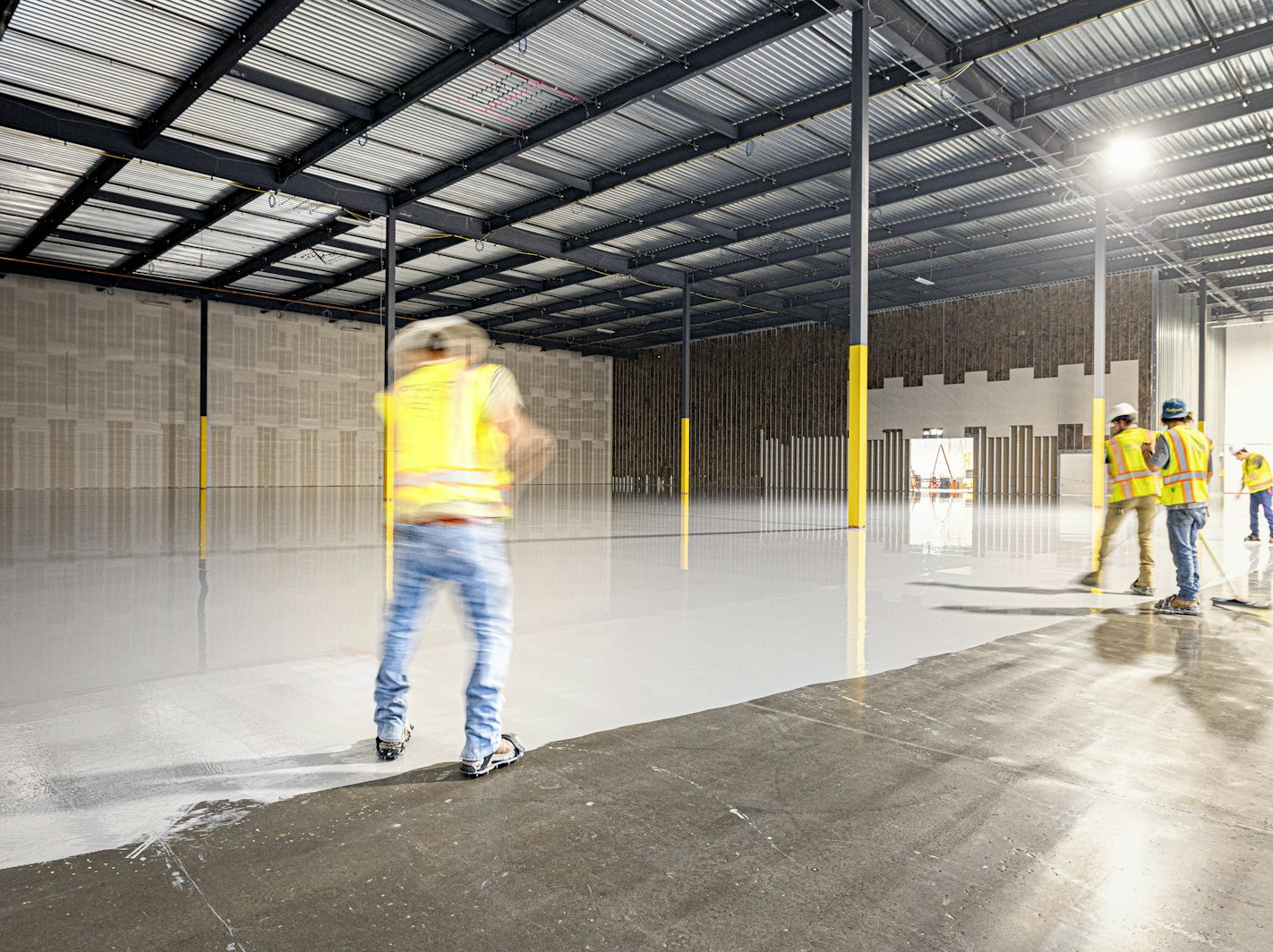 RAW Betonvloeren aan het werk